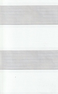 Закрытые рулонные шторы день-ночь Римини, белый 15 купить в Одинцово с доставкой